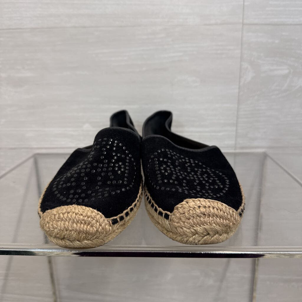 Tory Burch Black Kirby Suede Mini Stud Flats 7