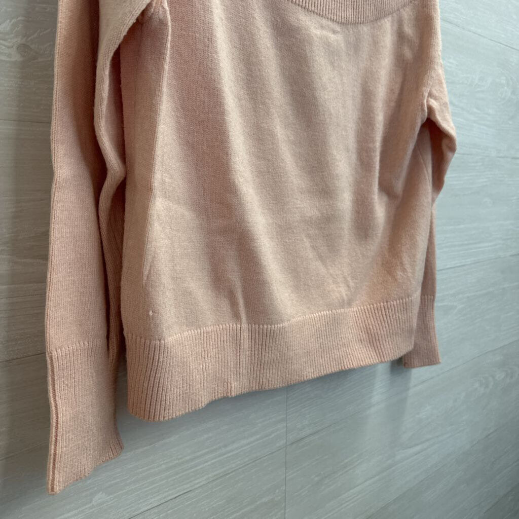 Moth Pink Knit Long Sleeve Sweater Top Extra Small