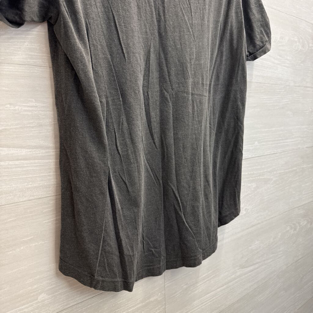 Let Luv Grey/ Yellow California Dreaming Short Sleeve Graphic Tee Extra Small