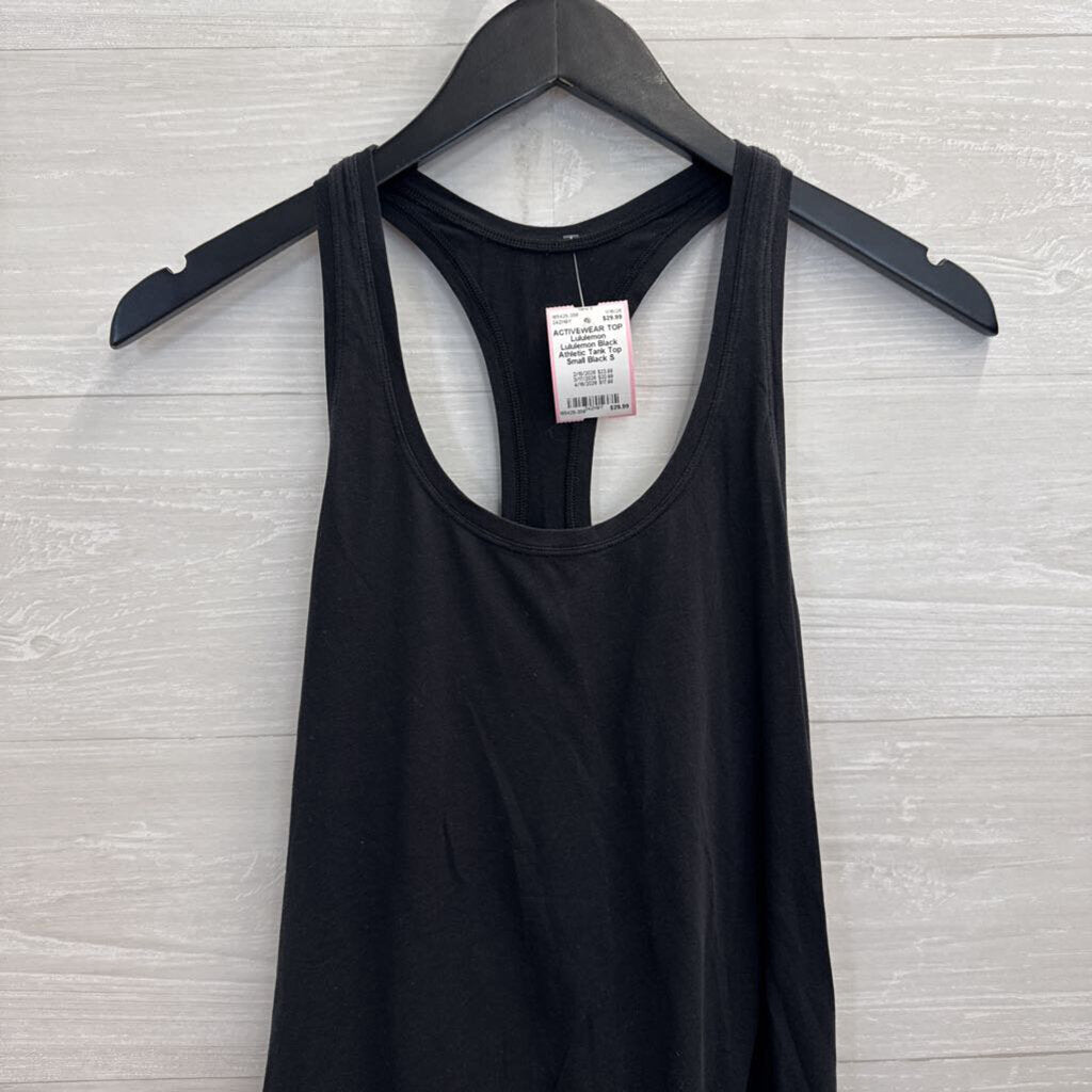 Lululemon Black Athletic Tank Top Small