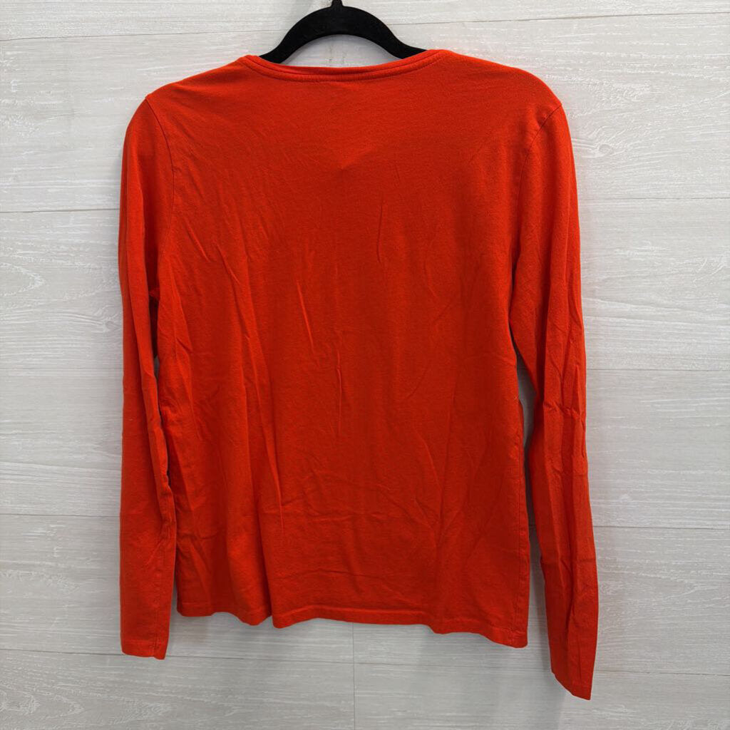 Polo Ralph Lauren Red V-Neck T-shirt Large