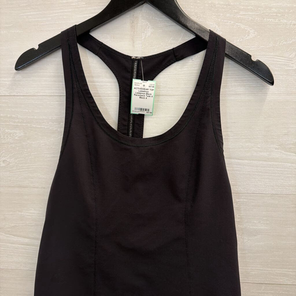 Lululemon Black Racerback Tank 4