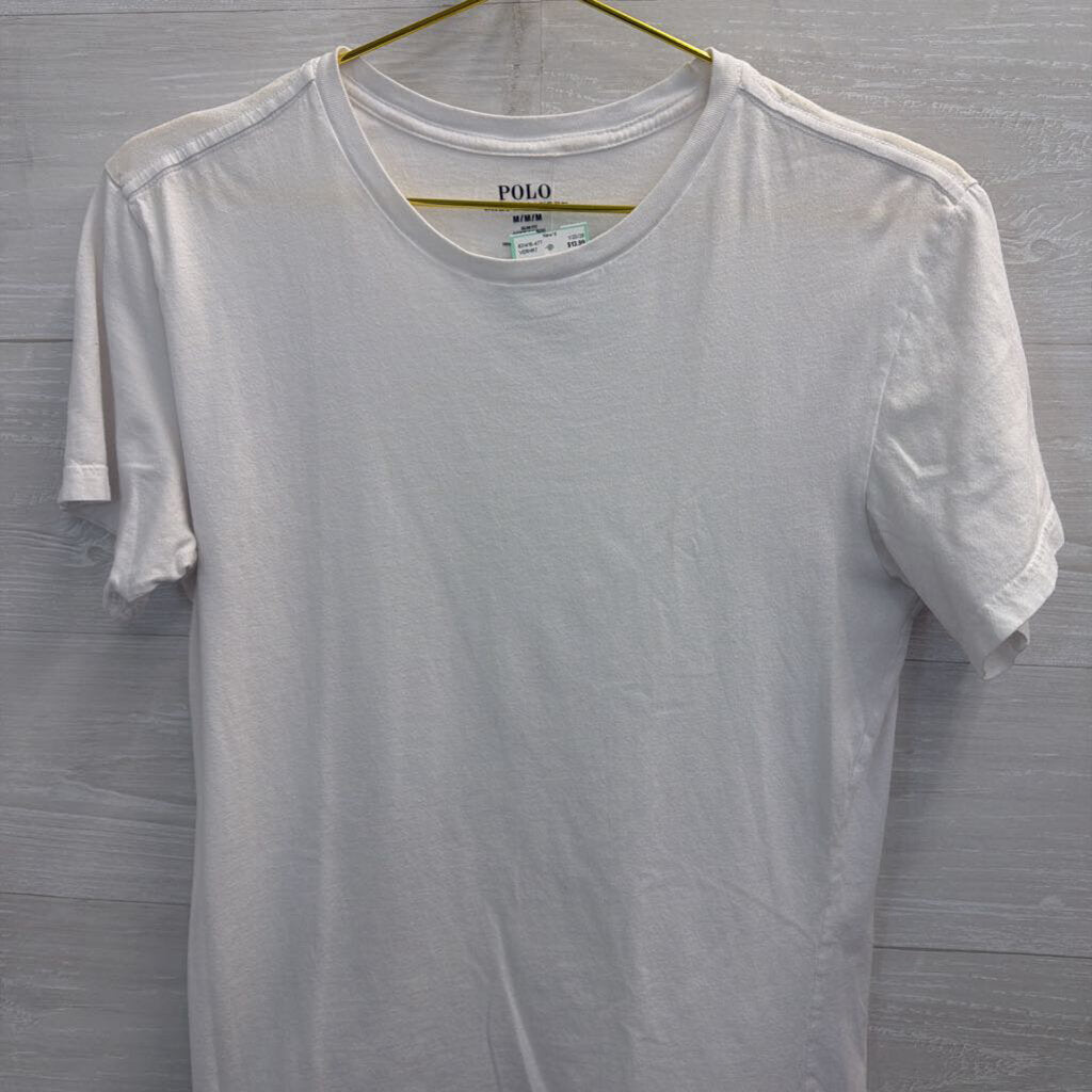 Polo Ralph Lauren White Crewneck T-shirt Medium
