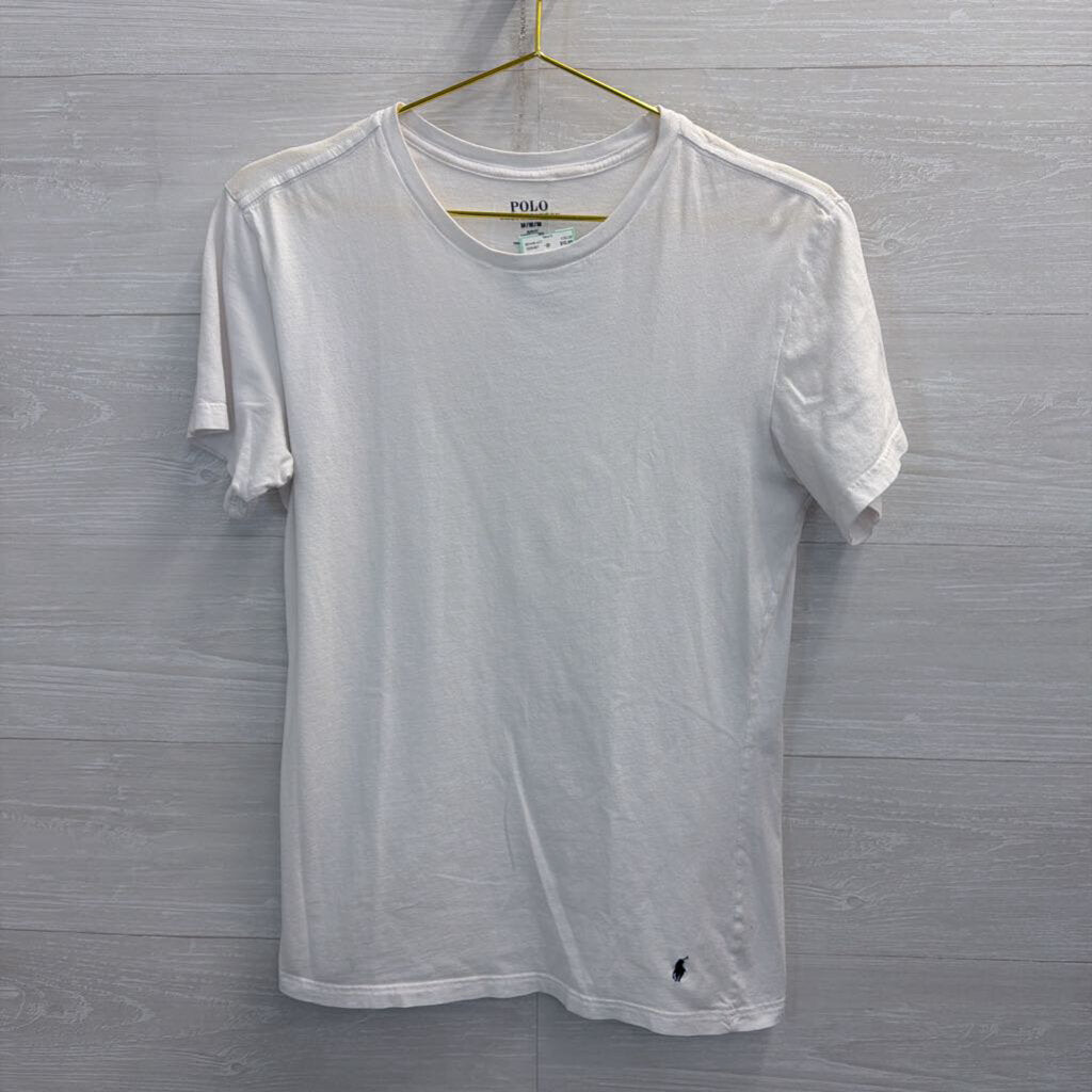 Polo Ralph Lauren White Crewneck T-shirt Medium