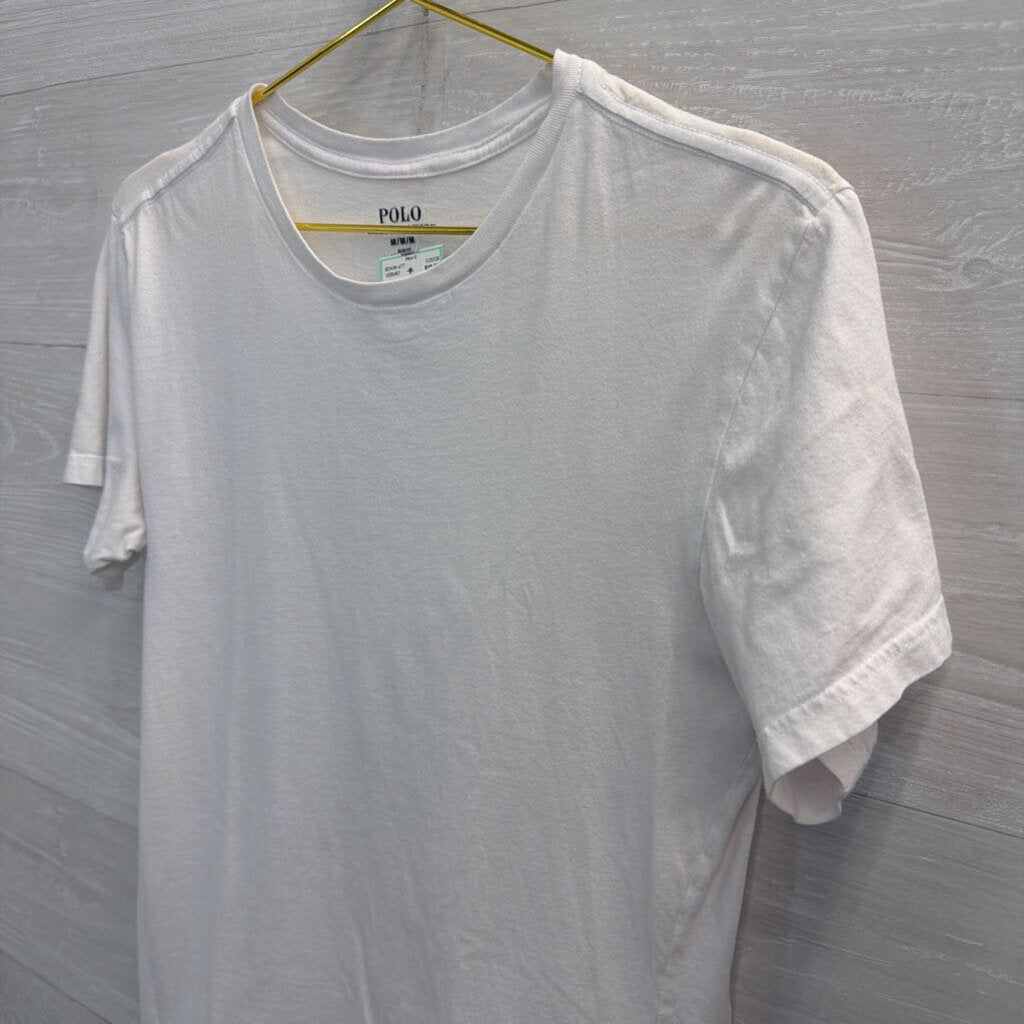 Polo Ralph Lauren White Crewneck T-shirt Medium