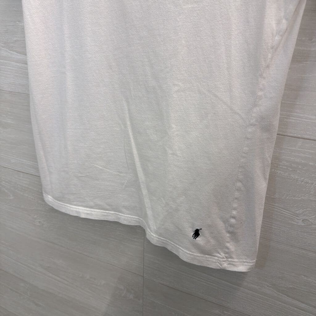 Polo Ralph Lauren White Crewneck T-shirt Medium