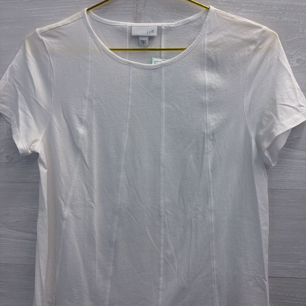 J. Jill White Shortsleeve Shirt Medium