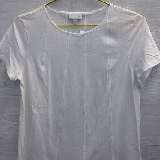 J. Jill White Shortsleeve Shirt Medium