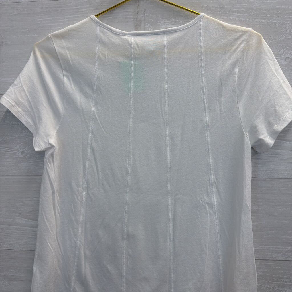 J. Jill White Shortsleeve Shirt Medium
