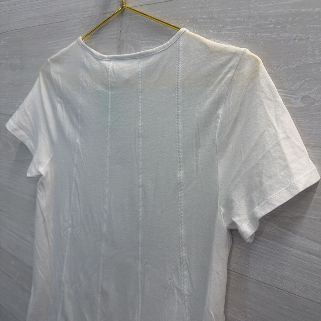 J. Jill White Shortsleeve Shirt Medium