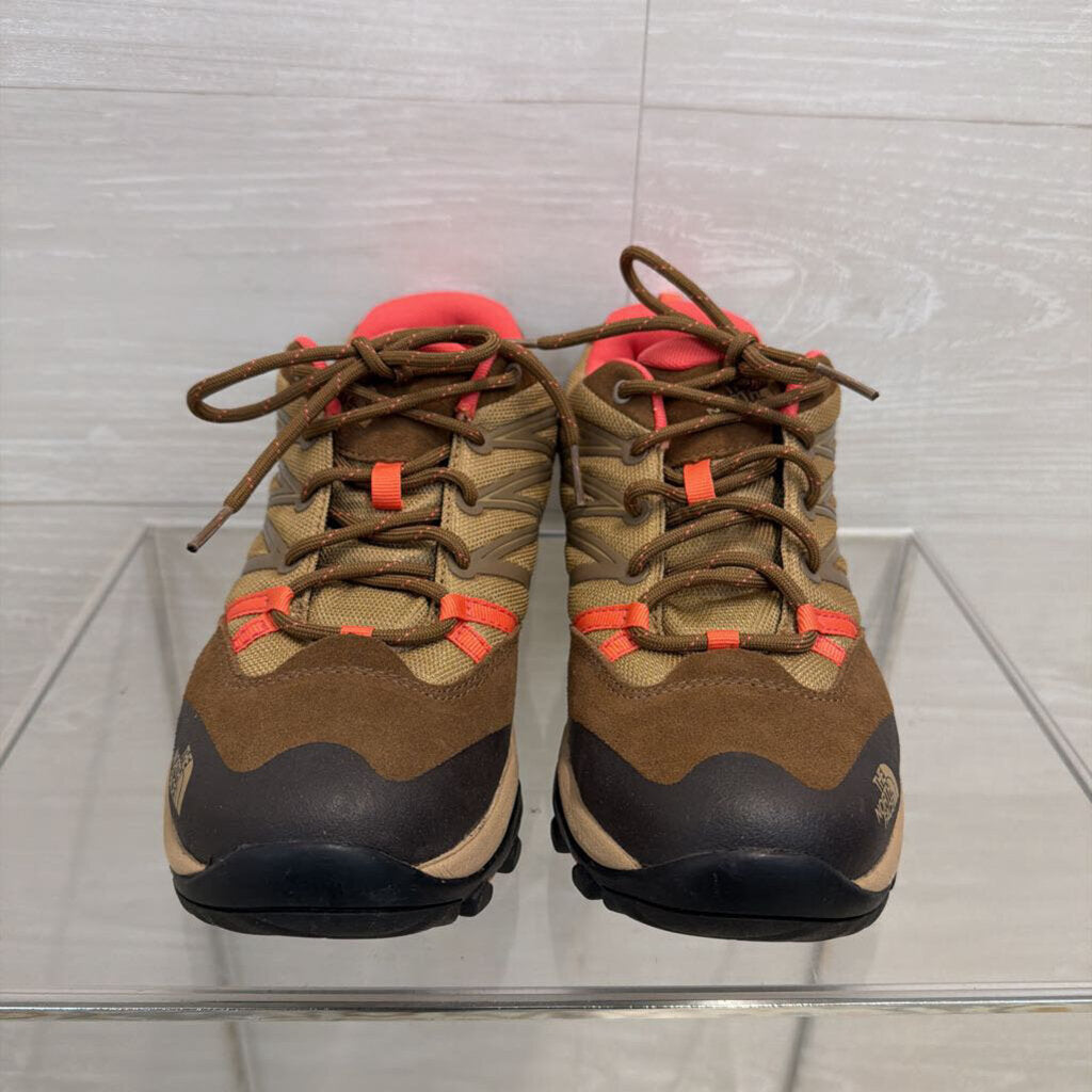 The North Face Brown/ Pink Hiking Shoes 8