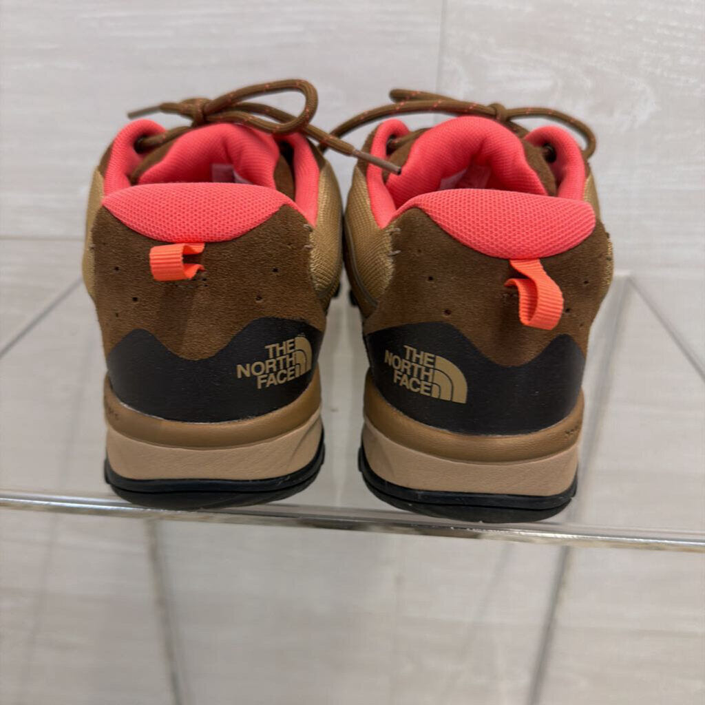 The North Face Brown/ Pink Hiking Shoes 8