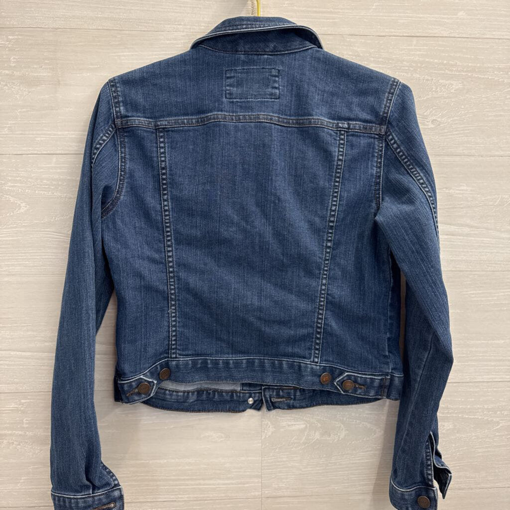 Loft Dark Wash Denim Jacket Small