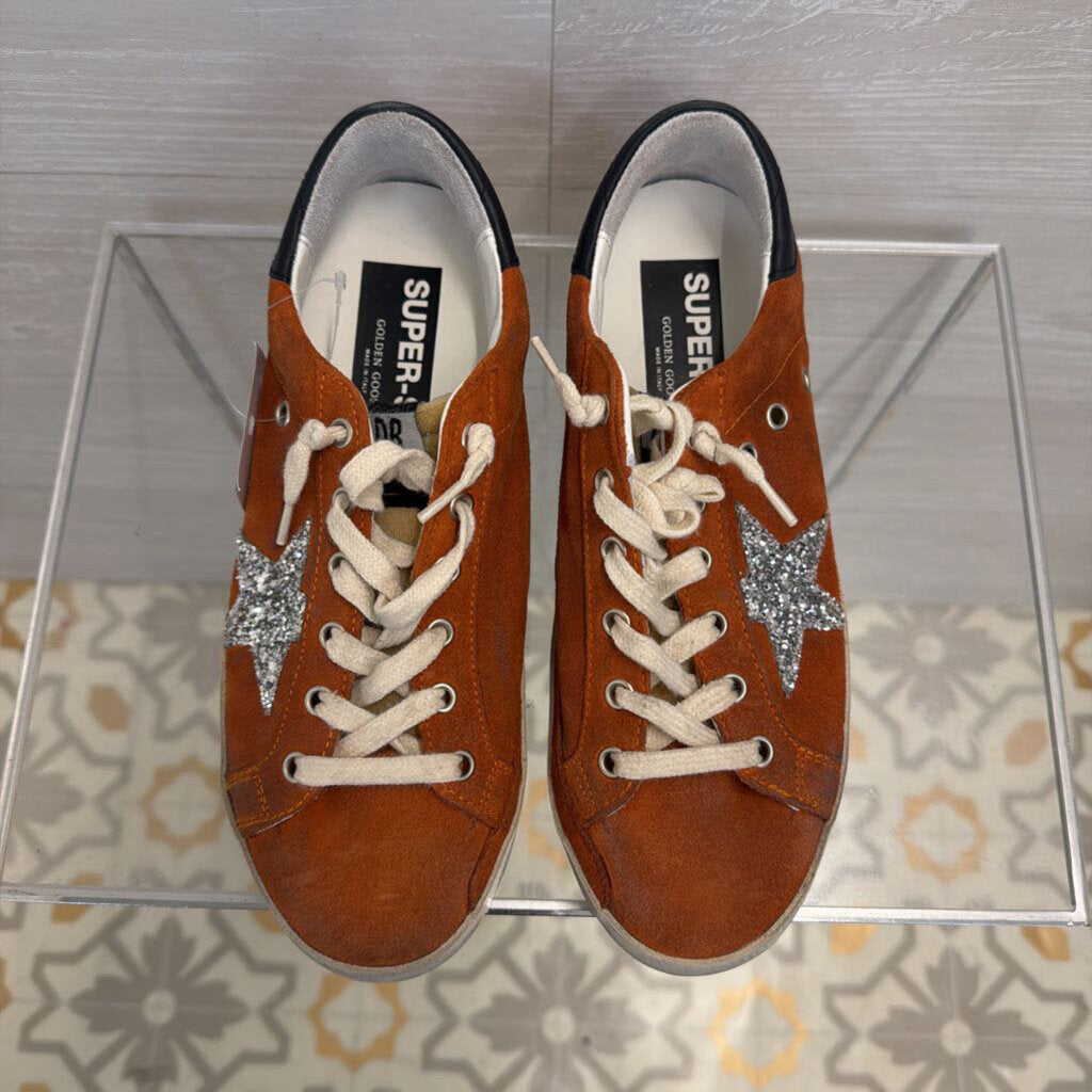 Golden Goose Cinnamon Suede Super Star Sneakers 38