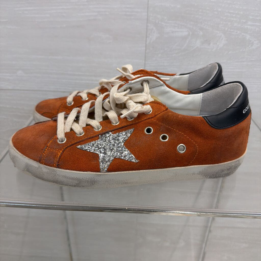 Golden Goose Cinnamon Suede Super Star Sneakers 38