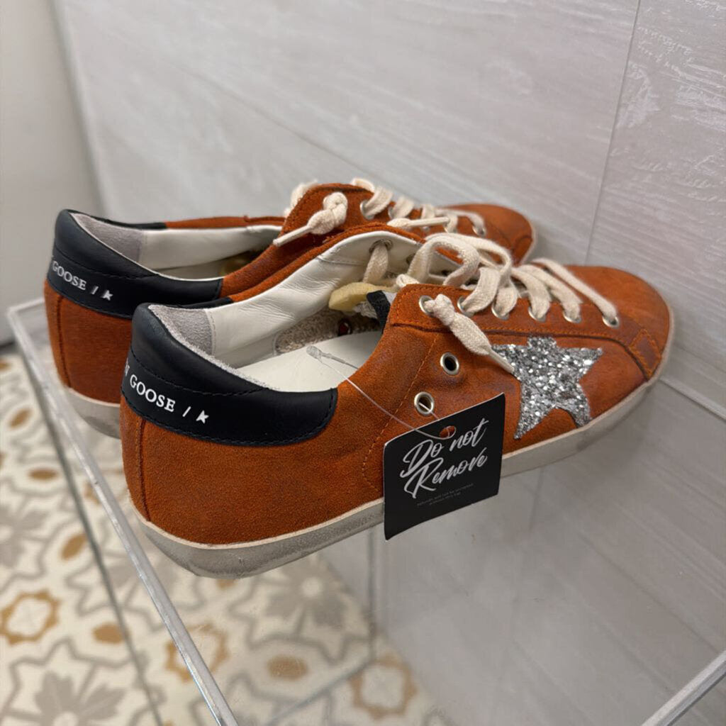 Golden Goose Cinnamon Suede Super Star Sneakers 38