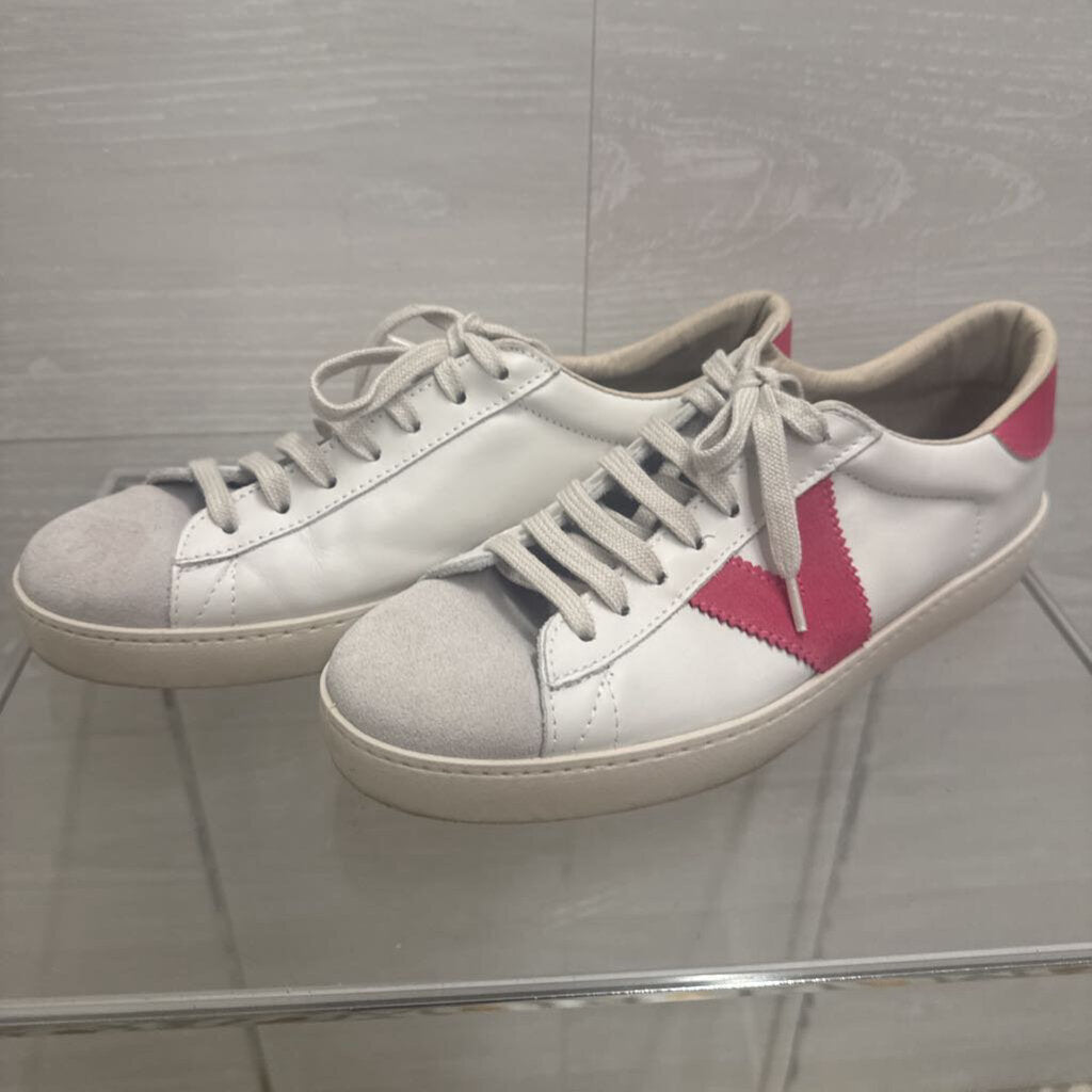 Victoria Berlin White/ Pink Leather/ Suede Sneakers 40