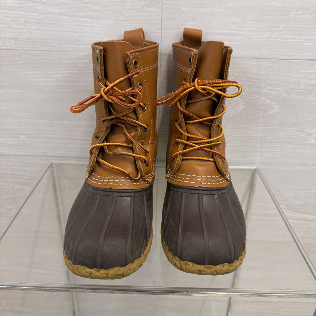LL Bean Bean Boots Brown Duck Boots 7.5