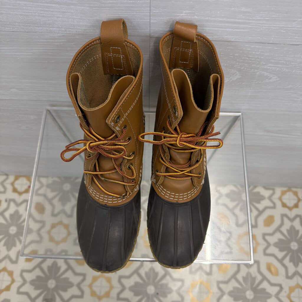 LL Bean Bean Boots Brown Duck Boots 7.5