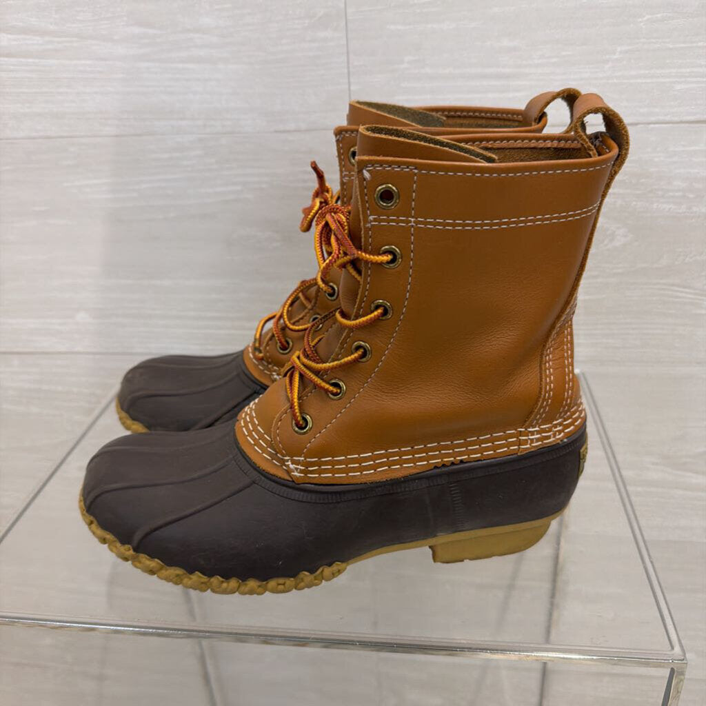 LL Bean Bean Boots Brown Duck Boots 7.5