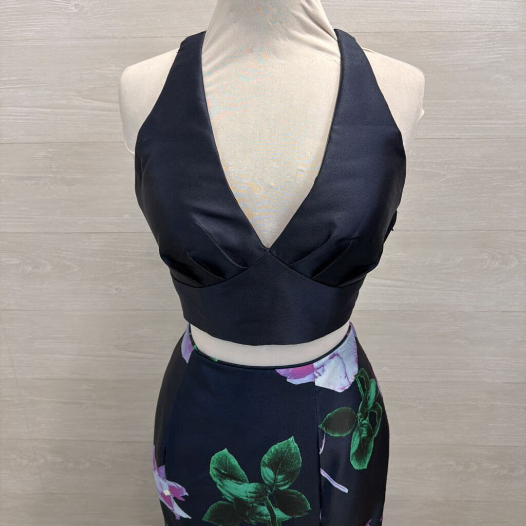Rachel Allan Two Piece Floral Long Formal 10