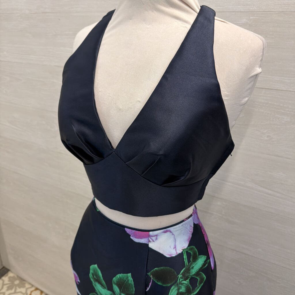 Rachel Allan Two Piece Floral Long Formal 10