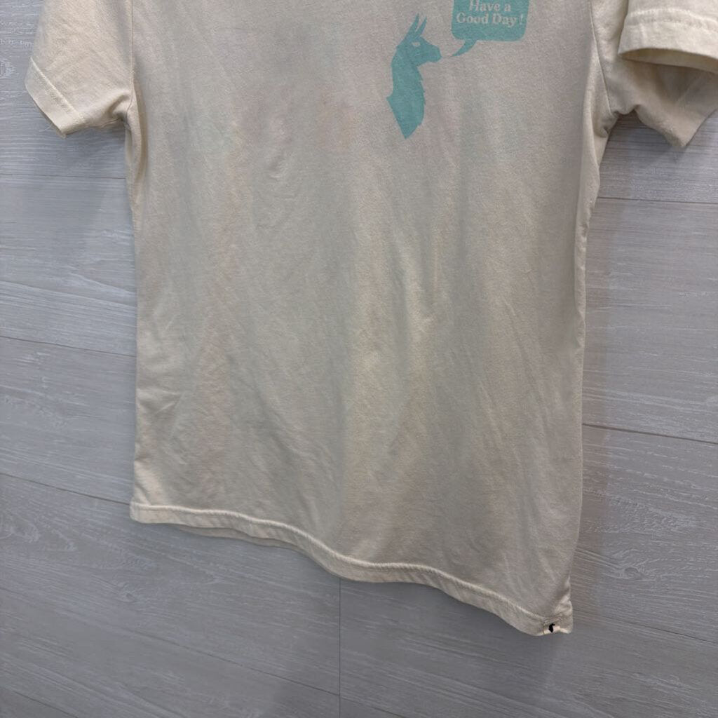 Cotopaxi Cream/ Multi Have A Good Day Short Sleeve Graphic Tee Small