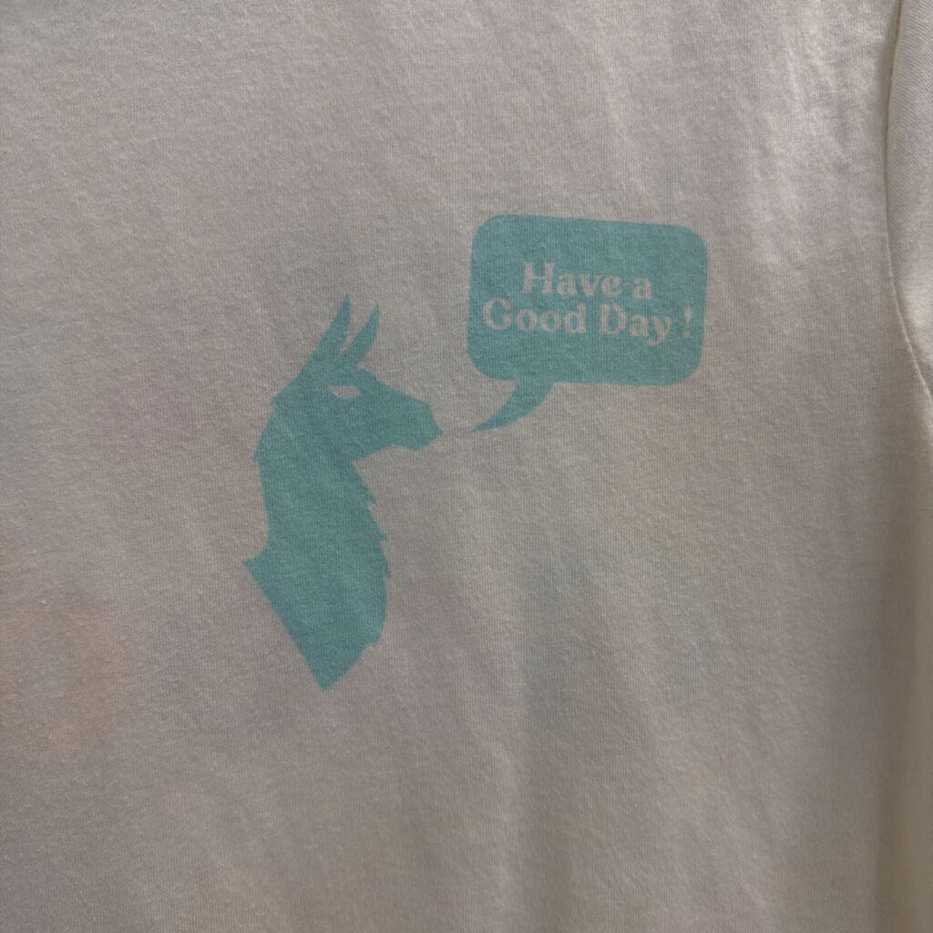 Cotopaxi Cream/ Multi Have A Good Day Short Sleeve Graphic Tee Small