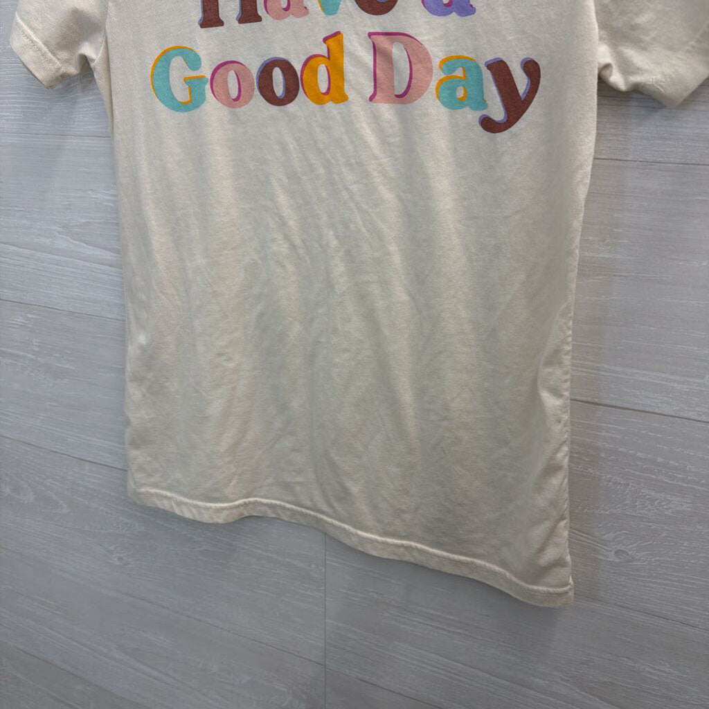 Cotopaxi Cream/ Multi Have A Good Day Short Sleeve Graphic Tee Small