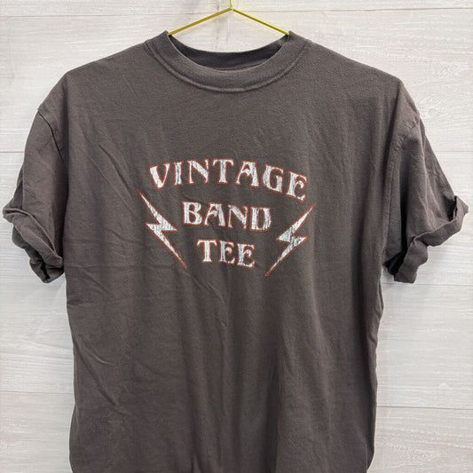 Girl Dangerous Grey Vintage Band Tee Short Sleeve Graphic Tee Extra Small