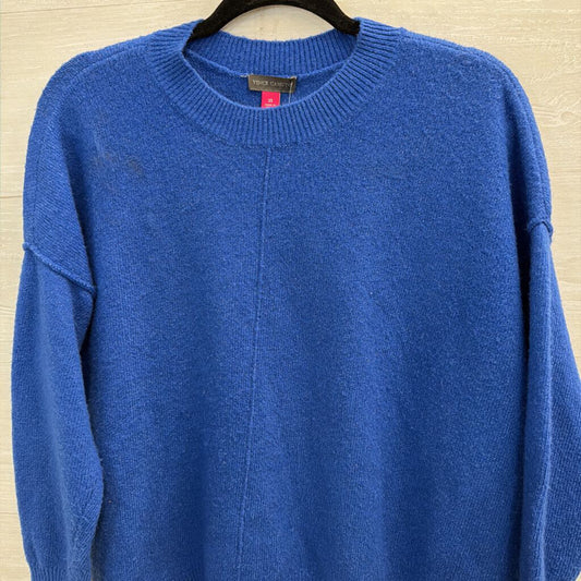 Vince Camuto Blue Knit Long Sleeve Sweater Extra Small