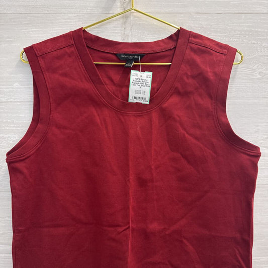 Banana Republic Red Boxy Tank Top Small