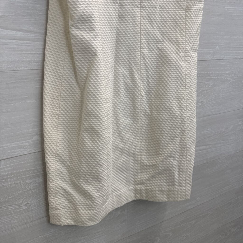 Lilly Pulitzer Cream/ Silver/ Gold Textured Valli Shift Dress 6