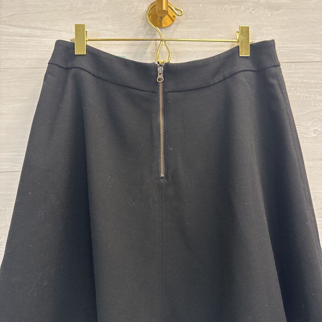 Loft Black Skater Mini Skirt 4