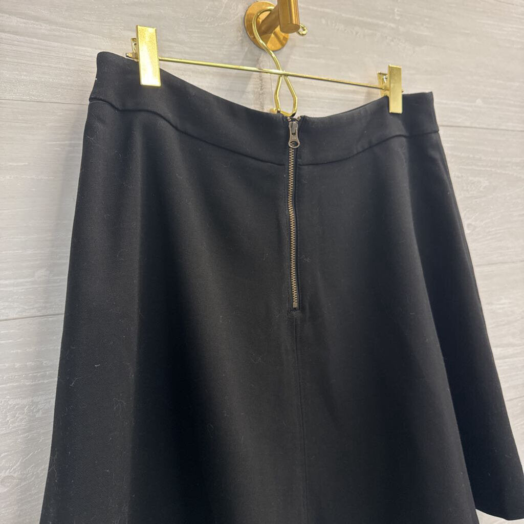 Loft Black Skater Mini Skirt 4
