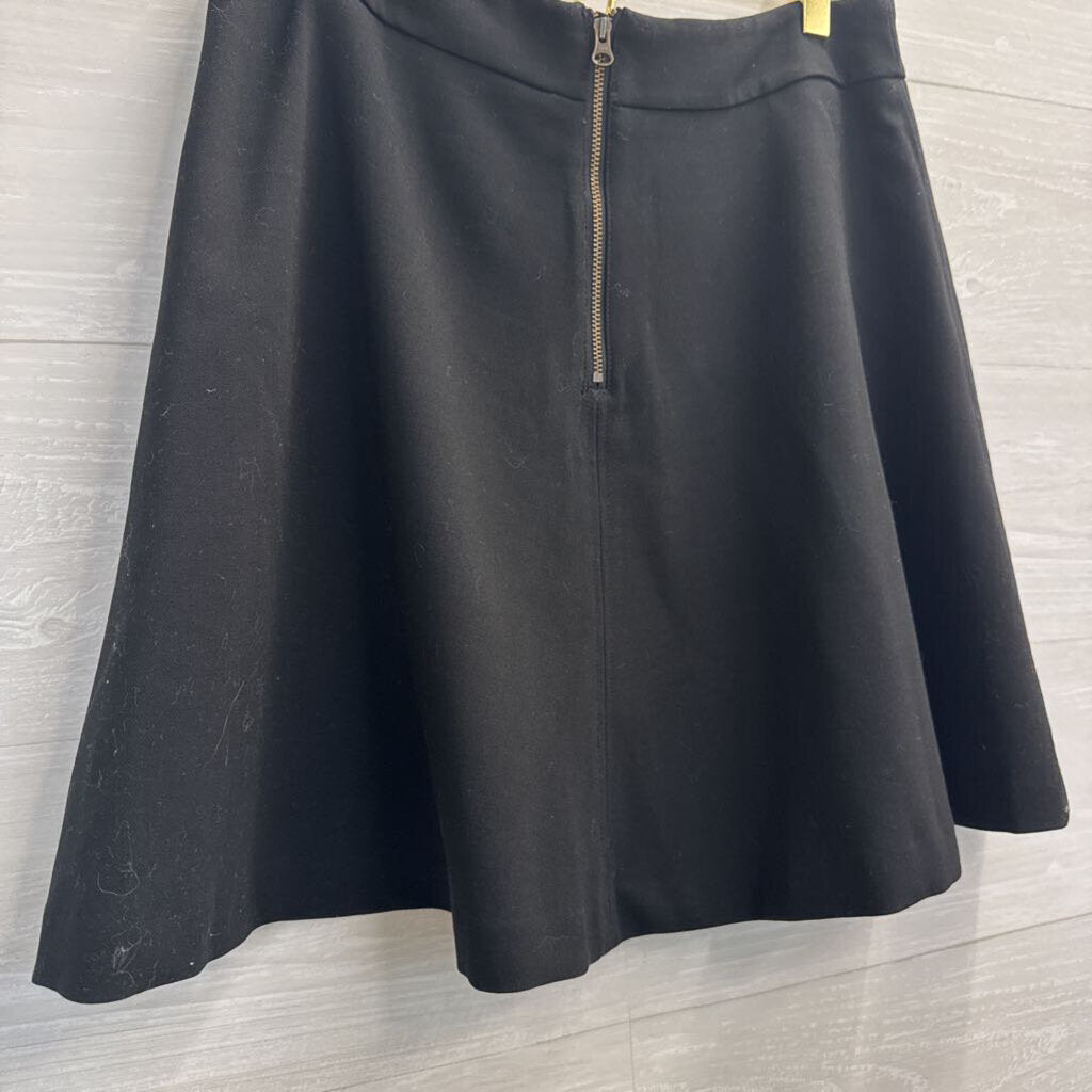 Loft Black Skater Mini Skirt 4
