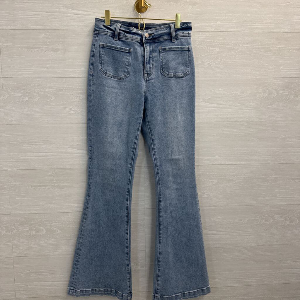 Altar'd State Medium Wash Flare Leg Jeans 26