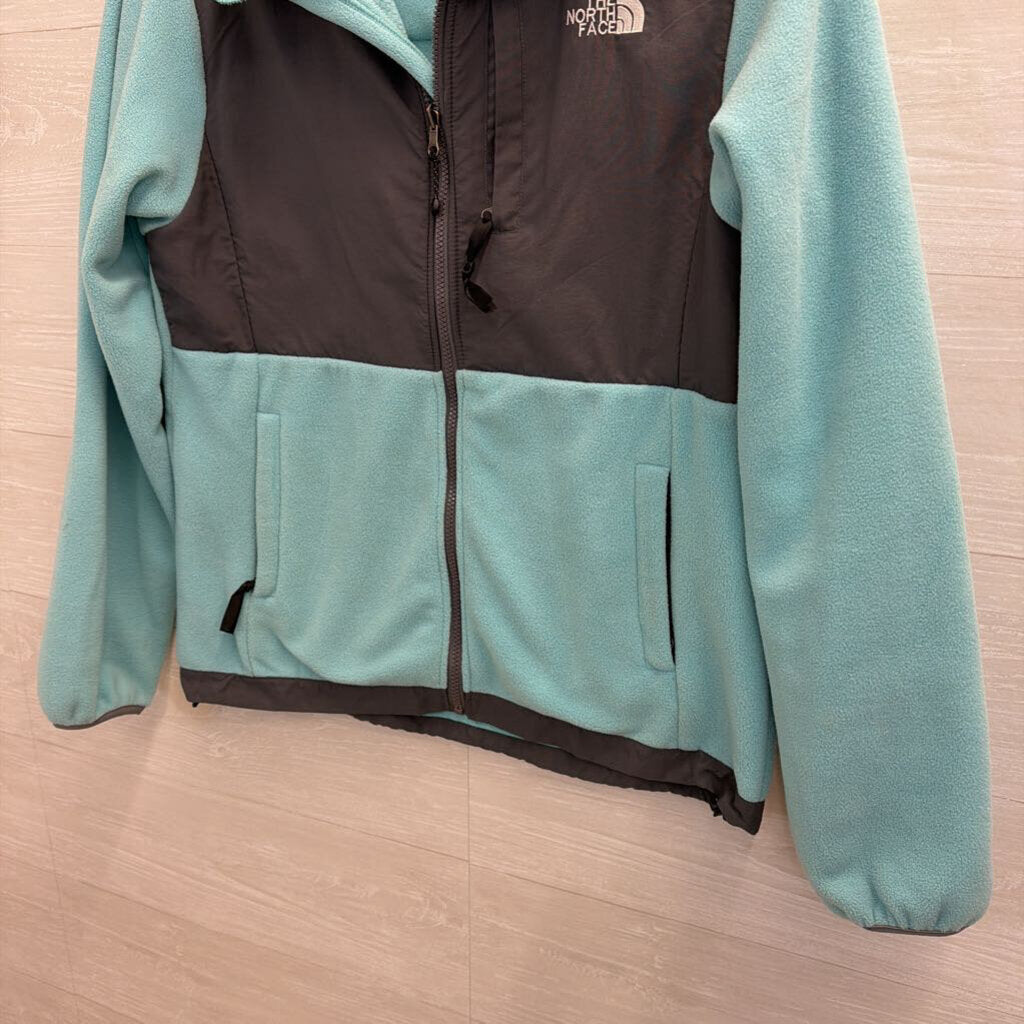 The North Face Blue/ Grey Fleece Zip Up Jacket Extra Large