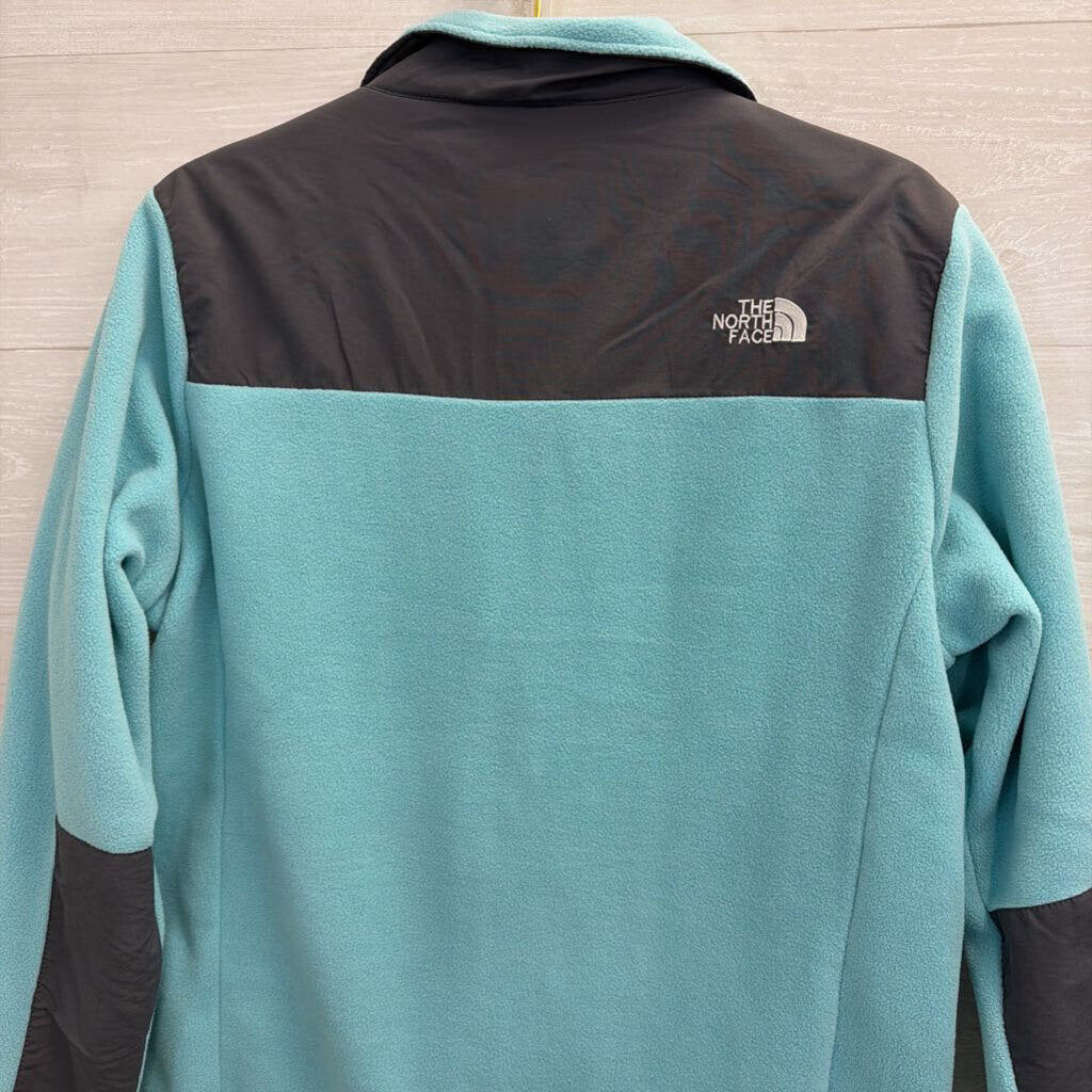 The North Face Blue/ Grey Fleece Zip Up Jacket Extra Large