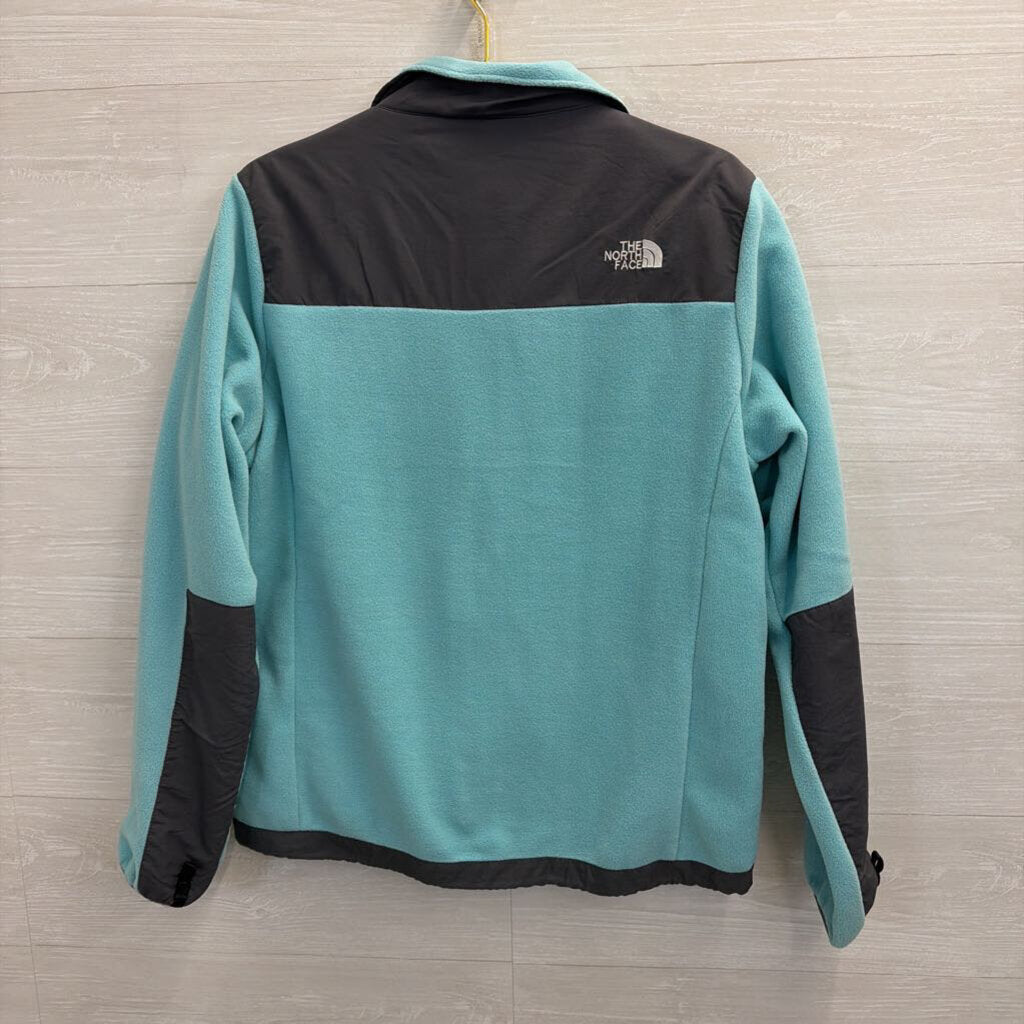 The North Face Blue/ Grey Fleece Zip Up Jacket Extra Large