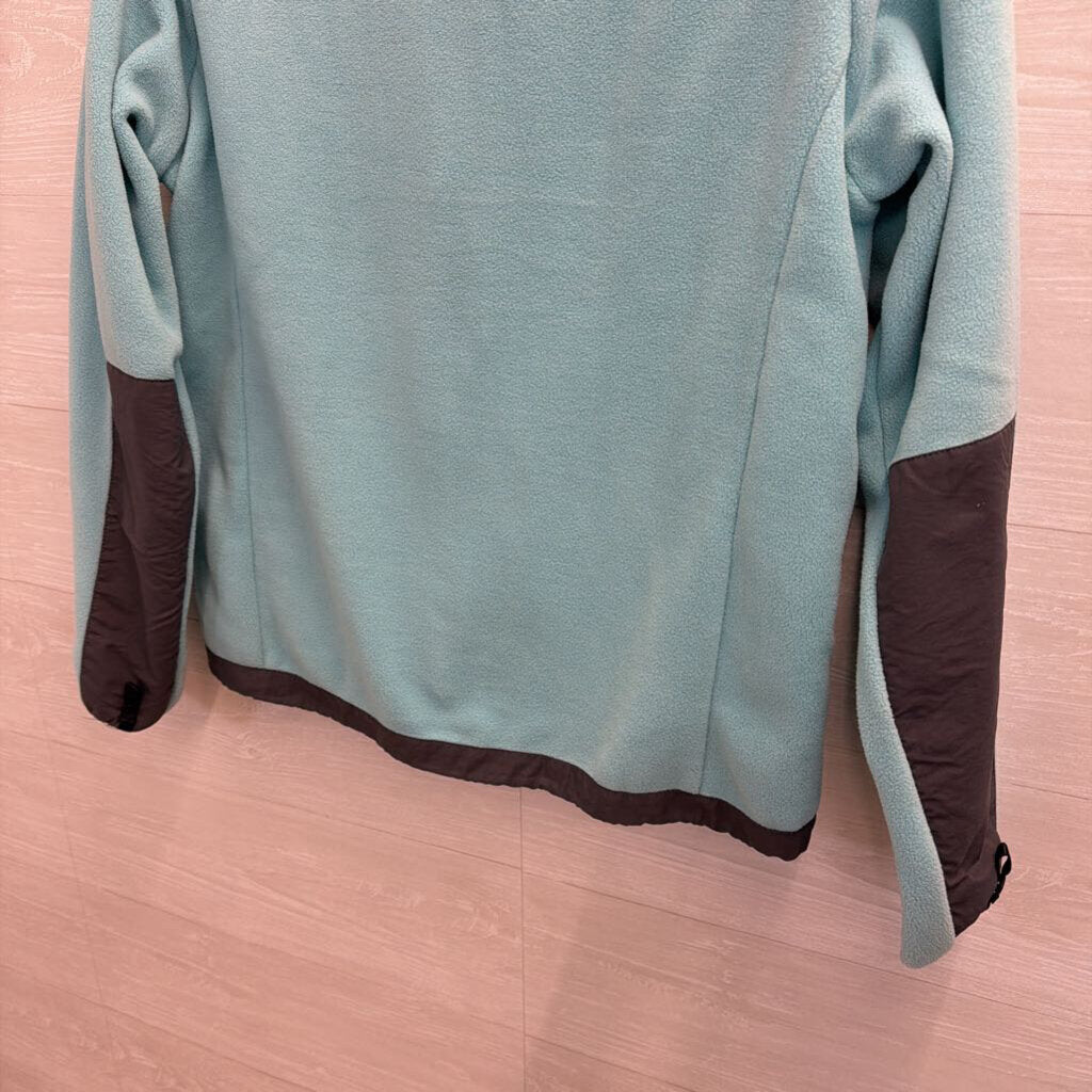 The North Face Blue/ Grey Fleece Zip Up Jacket Extra Large