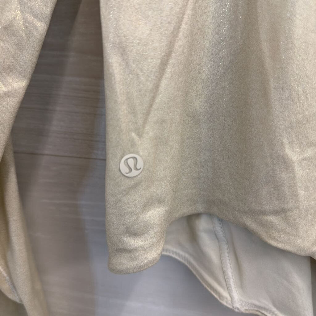 Lululemon Gold Shimmer Long Sleeve Nulu Bodysuit Extra Large