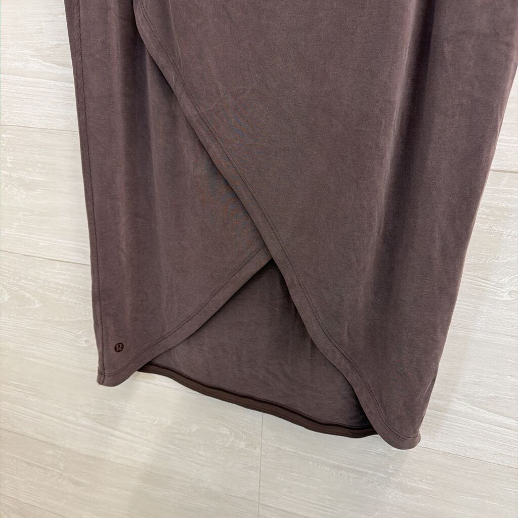 Lululemon Grey Softstreme Midi Skirt Extra Large