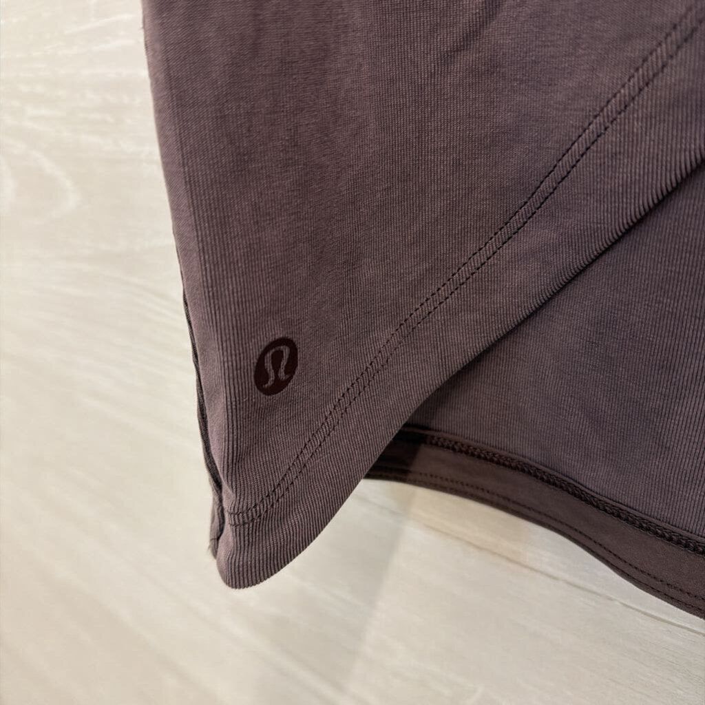 Lululemon Grey Softstreme Midi Skirt Extra Large