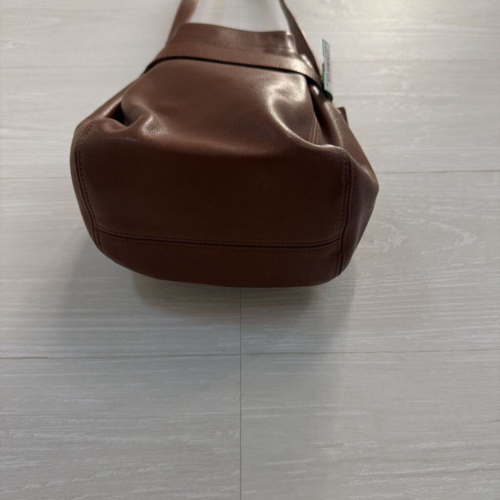 Vintage Coach Brown Leather SoHo Belted Pouch Crossbody Purse