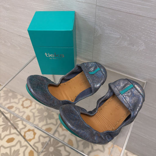 Tieks Love Potion Leather Ballet Flats 8