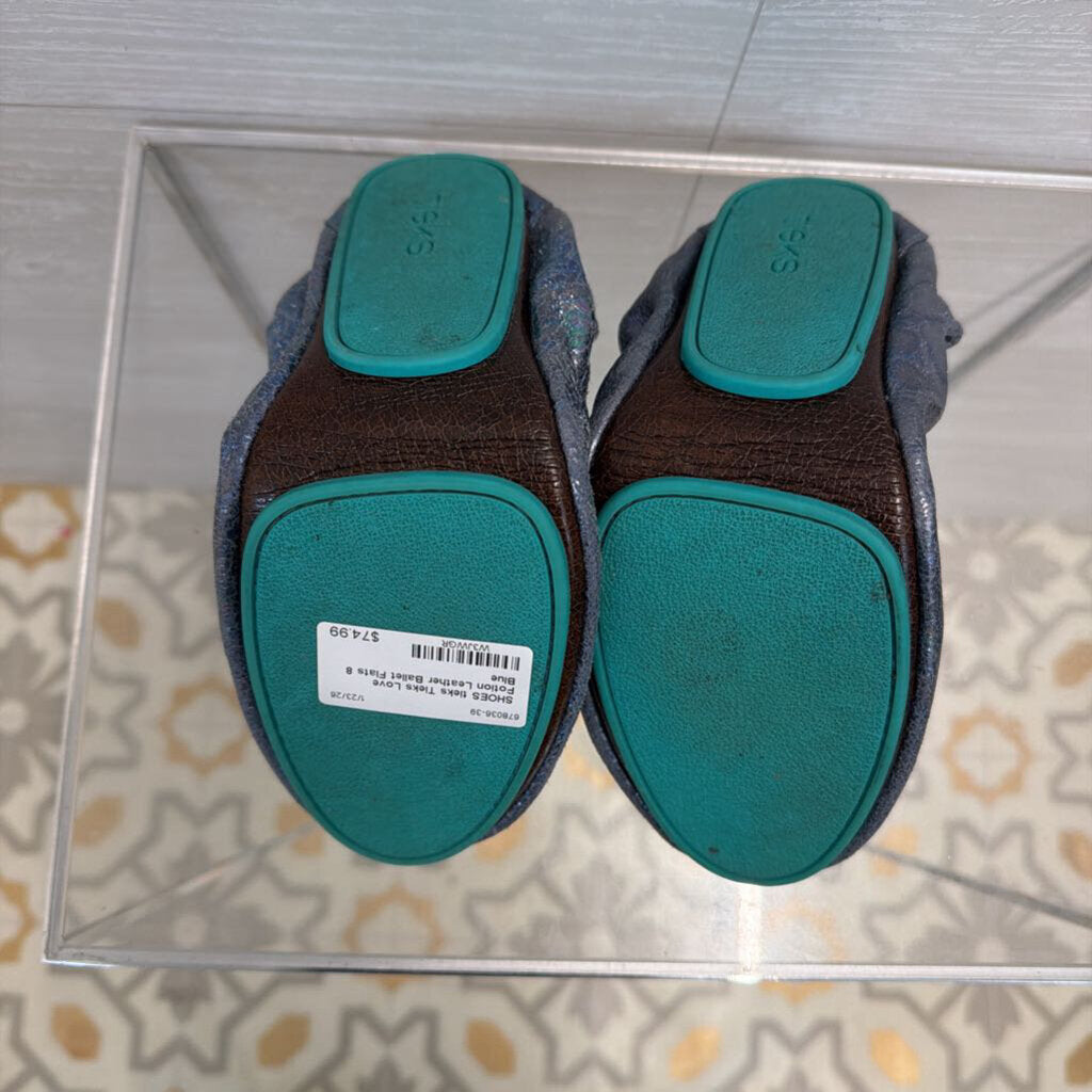 Tieks Love Potion Leather Ballet Flats 8