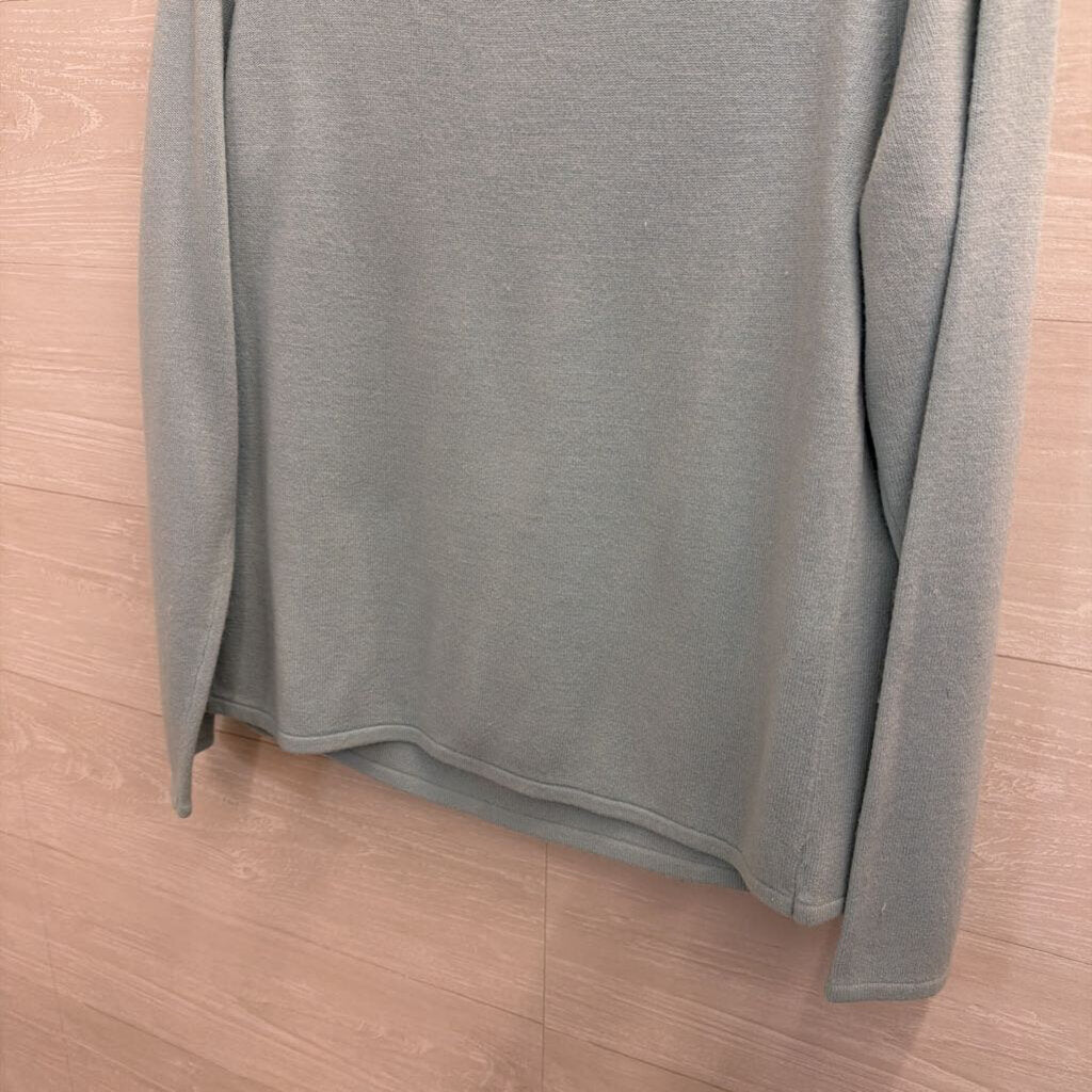 Beliza Blue Knit 3D Flower/ Bow Sweater/ Tank Set Large