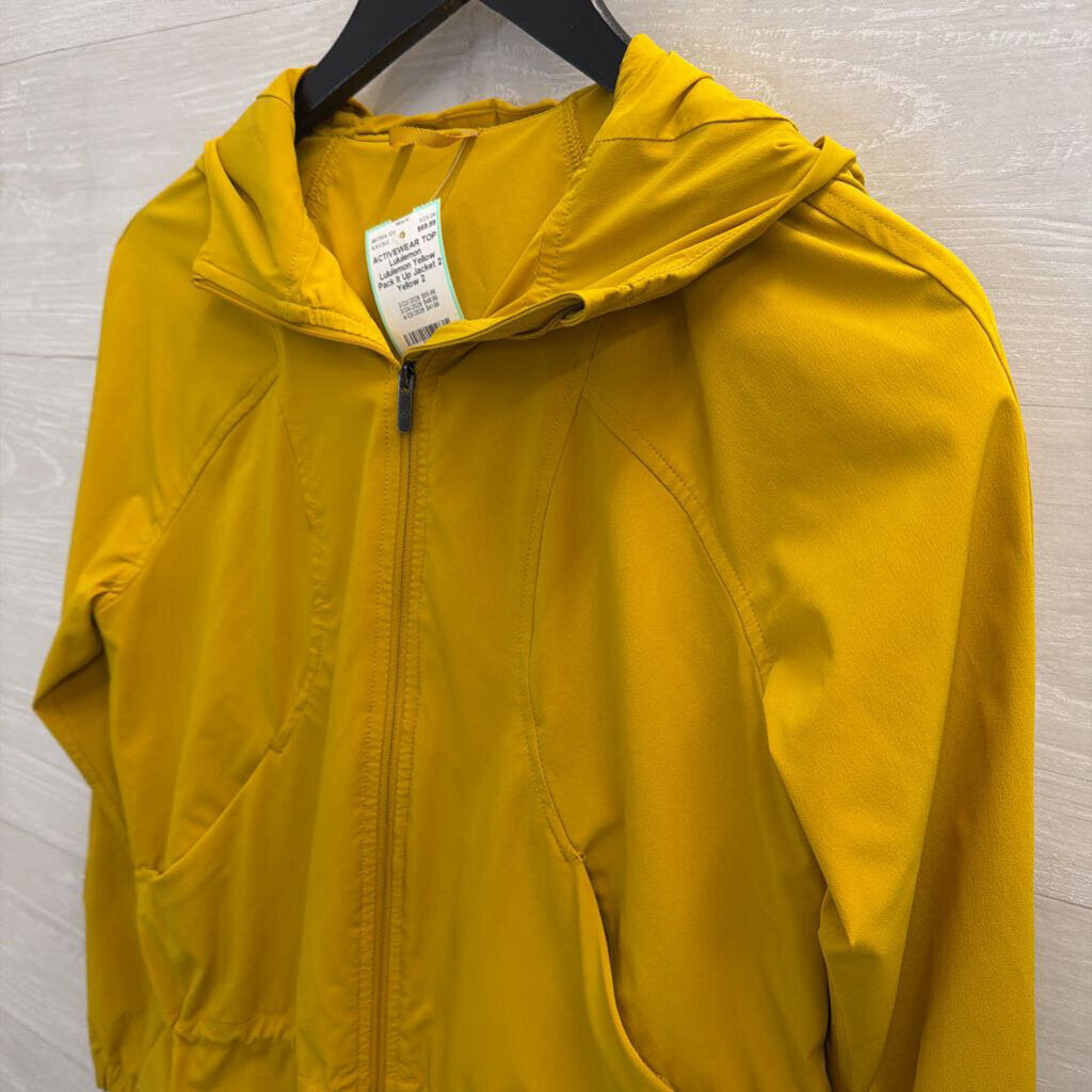 Lululemon Yellow Pack It Up Jacket 2