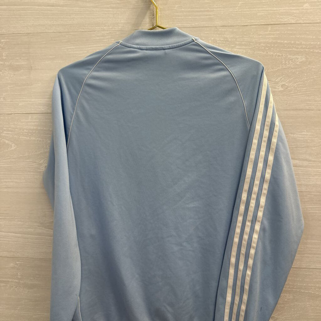 Adidas Blue/ White Zip Up Track Jacket Extra Large
